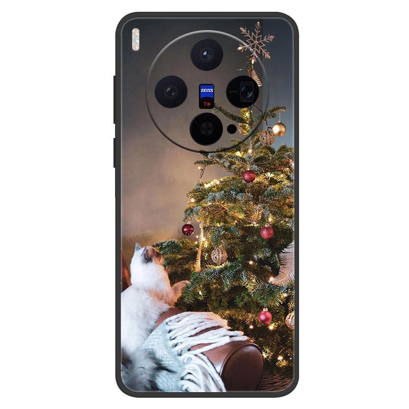 For Vivo X300 X300Pro X200 FE X200Pro X200Ultra X200 Pro Mini X200S Case Christmas Painted Phone Cover Soft Silicone TPU Shell