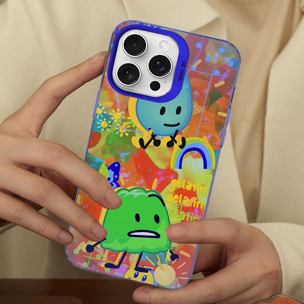 Bfdi Poster Battle For Dream Island Phone Case For IPhone 16 15 14 13 12 11 Pro Max X XR XSMAX Plus Matte Shockproof Back Cover