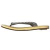 Edoten Geta Gemaakt in Geel Tatami Lichtgewicht Klein Patroon Geruit Wit en Maat LL Sandalen, Japan, Dubbellaagse Zool, Japanse Stijl Sandalen, Zool,