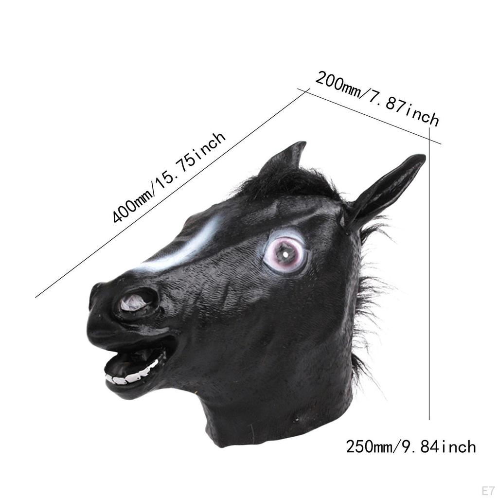 Animal Head Headgear Decoration Funny Dress Up Prop Costume Accessory for Show Halloween