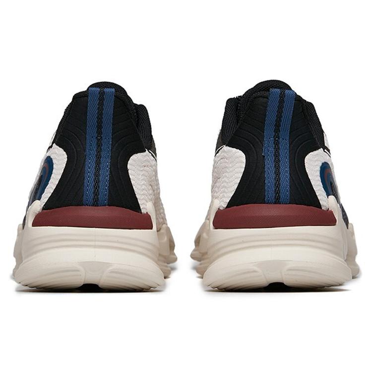 Anta Cushioning Slip Resistant Abrasion Resistant Lightweight Rebound Low top Running Shoes Men's Gray Black Blue 112215555-5