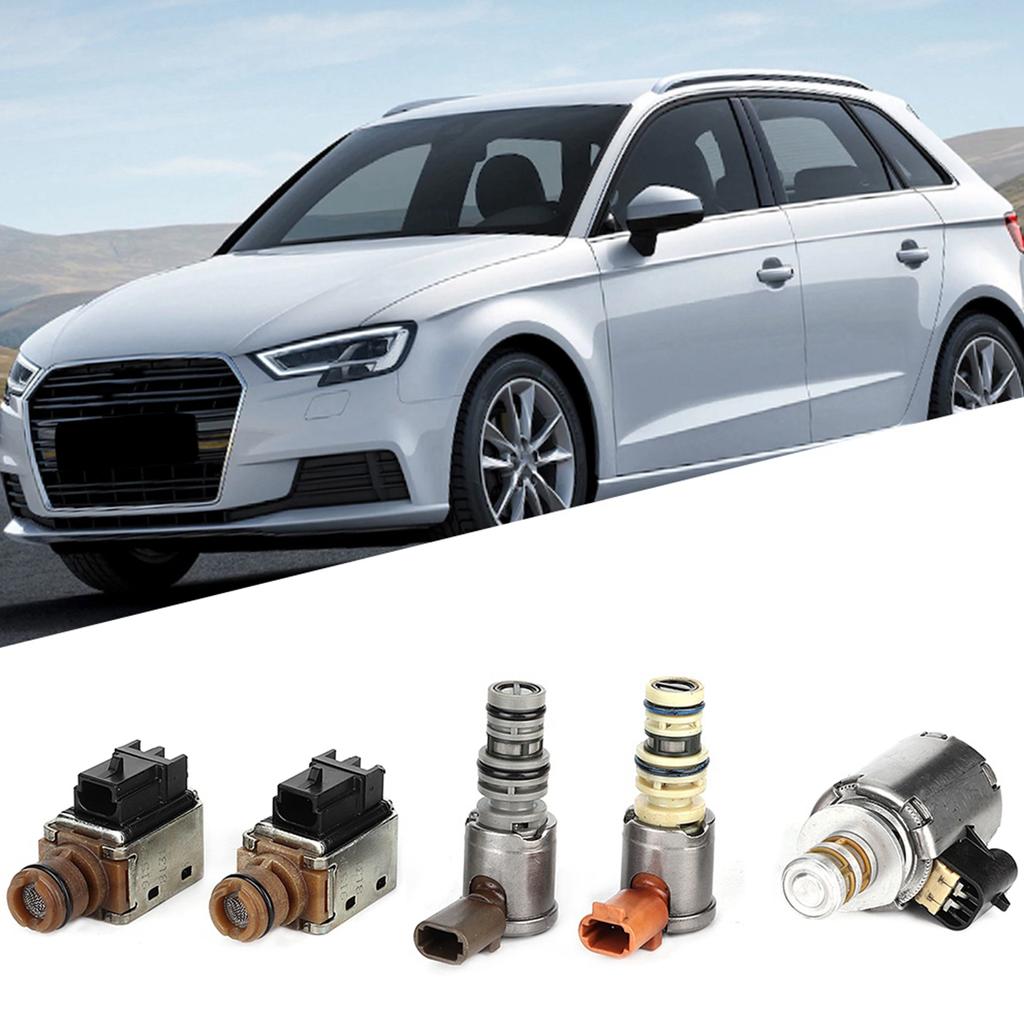 Hvy Duty Metal and Plastic   Solenoid Valve Kit, 5 Pieces, Professional Repair for 4L60E Automatic 2003 On Model
