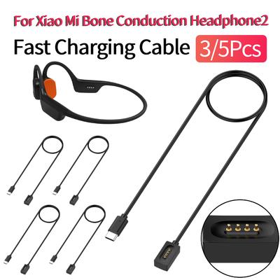 3/5 Stück Für Xiao Mi Knochenschall-Kopfhörer2 Schnellladekabel USB-Kabel Lade-Dock Kopfhörer Ladekabel Zubehör
