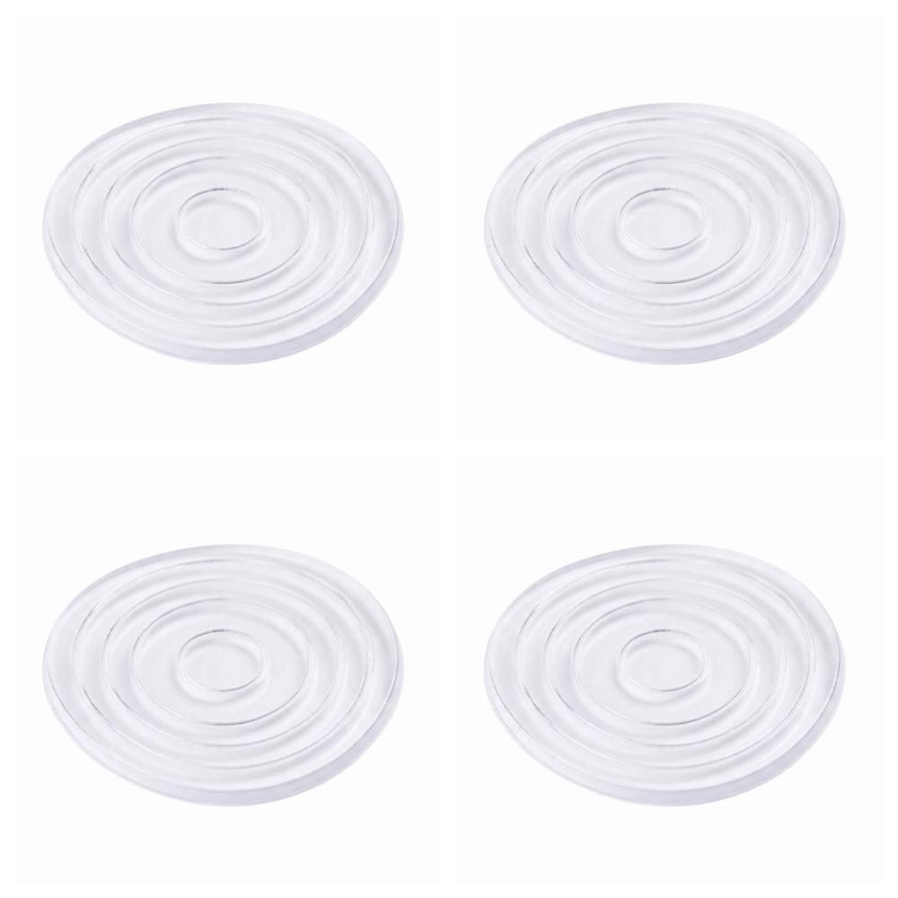 4Pcs Self Adhesive Silent Table Foot Mat Transparent Sofa Chair Foot Fixed Pads  Sofa Corner