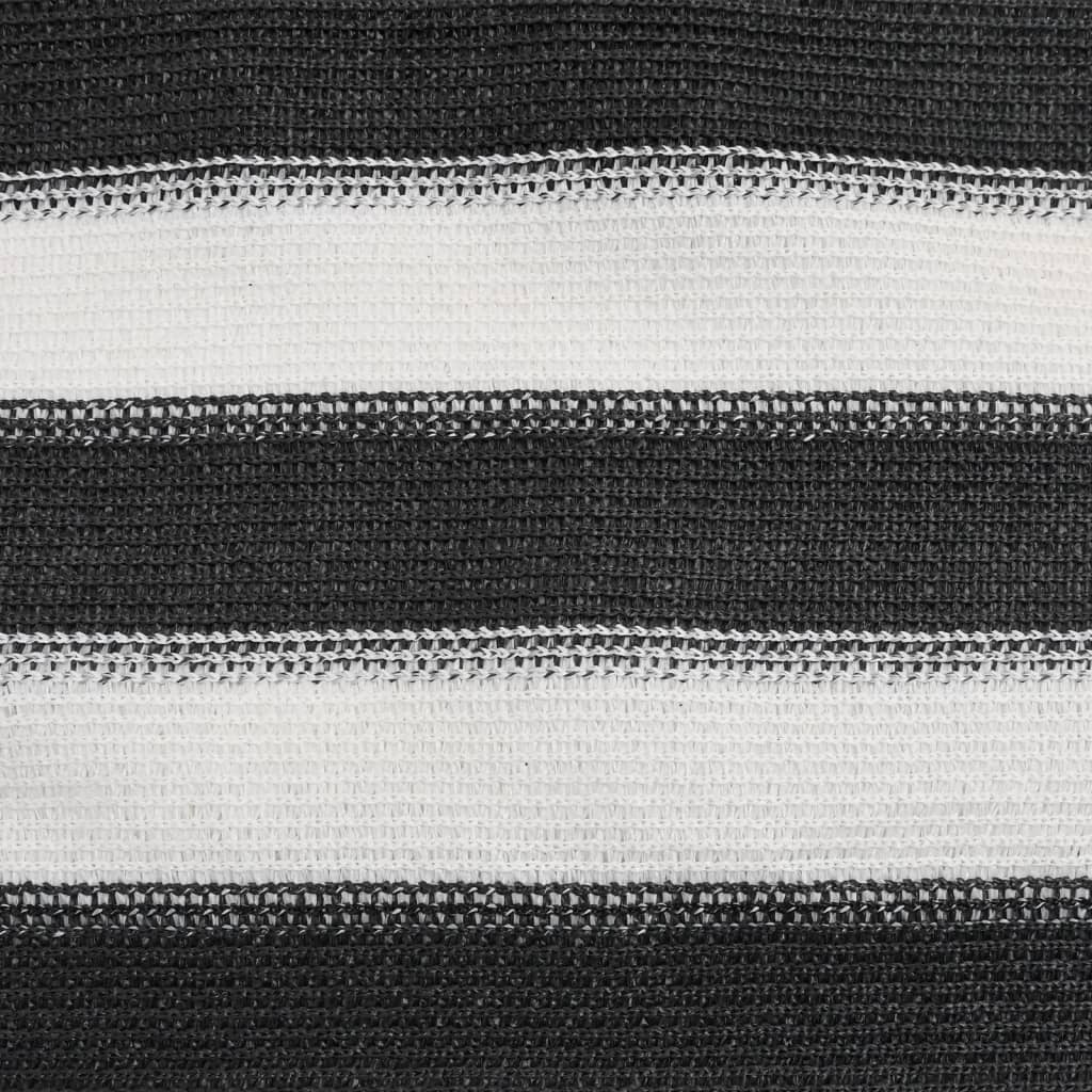 Privacy Screen Anthracite and White 1.8 X 25 M HDPE 75 G M²