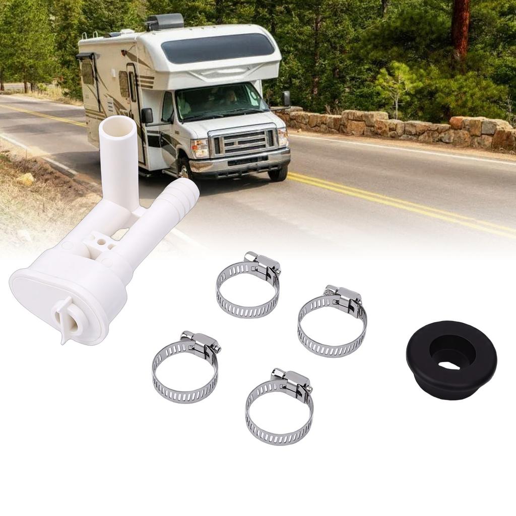 RV Toilet Vacuum Breaker Kit 385316906 Backflow Prevention Replacement for Sealand VacuFlush Toilet