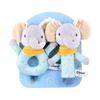 Shinse Plush Rattle Baby Toy Rattle Ring Stick Cute Cloth Toy for 3 Months and Up Organic Cotton Popular Baby Gift Educational Toy Newborn Children
