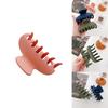 Chic Macaron Color Medium Hair Claw Clip Stylish Minimalist Hair Accessory For Women