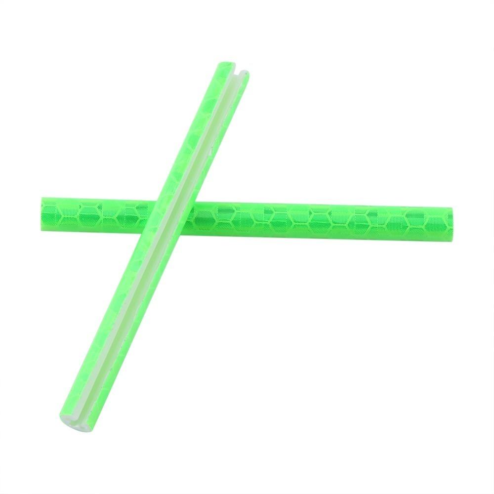 24Pcs Easy Installation Cycling Wheel Reflector Clips  Night Cycling