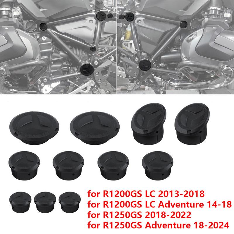 For 18-22 BMW R 1250 GS R1250GS Adventure Frame Hole Caps Plug for BMW R 1200 GS LC 14-18 R1200GS LC Adventure Frame Hole Covers