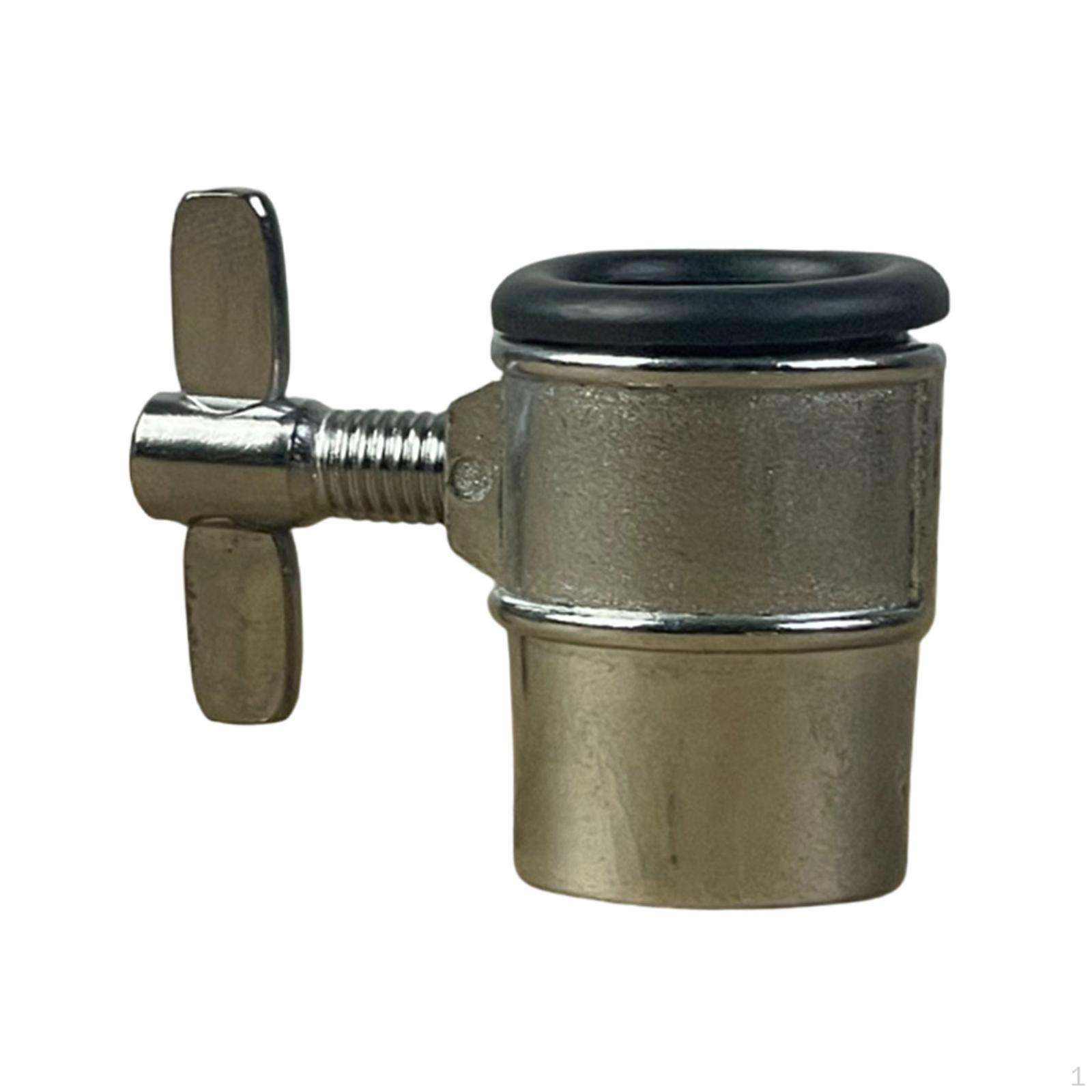 

Drum Stand Tube Joint Cymbal Adapter 22mm to 19mm Sturdy Metal Mount Accessory for Height