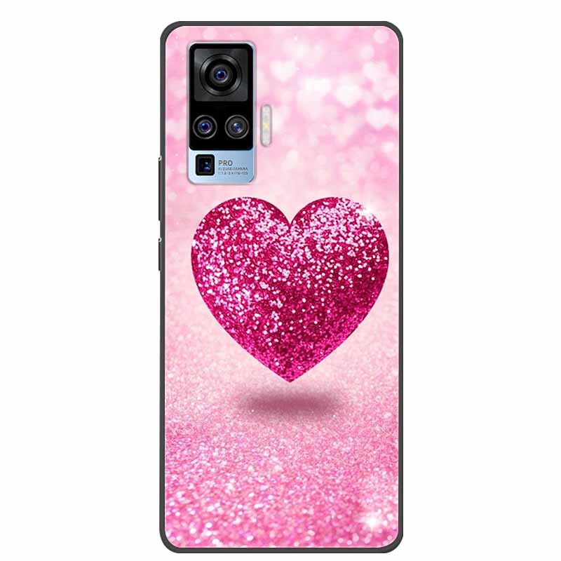 Für Vivo X50 Pro Hülle Cartoon TPU Weiches Silikon Handyhüllen für Vivo X50 Pro Plus Pro+ Abdeckung für Vivo X50 5G V2001A Süße Coque