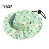 Breathable Pet Sunshade Cat Beach Hat, Summer Cap with Ear Holes, Adjustable Sun Hat for Hiking Small Dogs Cats Outdoor Protection Activities
