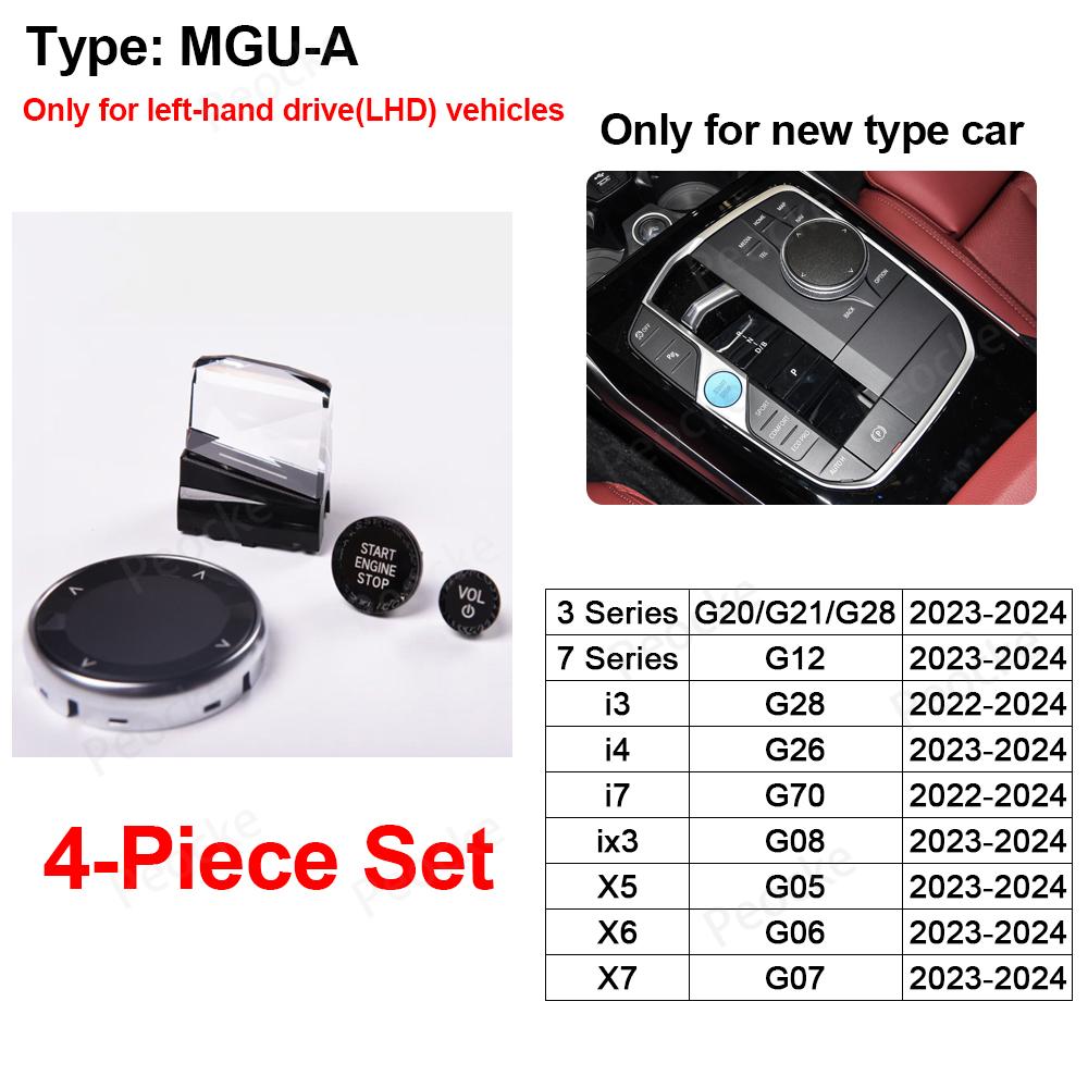 Car Crystal Gear Shift Paddles For BMW G20 G21 G28 X6 G06 X5 G05 Gear Shift Knob Kit G26 G70 G12 X7 G07 iX3 G08 Gearbox Handle