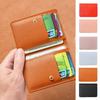 Multi Pouch Solid Color Card Bag Korean Style Snap Button Coin Purse Simple Mini Wallet  Women