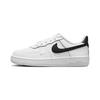 Air Force 1 Se 40. Freizeit Rutschfest Abriebfest Niedriger Schaft Skateboard-Schuhe Schwarz Weiß Kinder FJ2887-100