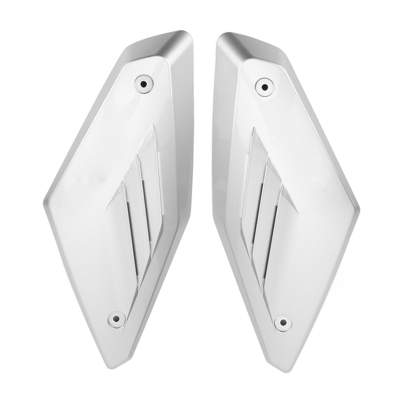 

2PCS Motorcycle Side Panel Air Intake Cover Guard Protection Replacement for CB650R 2019 2020 2021 Silver