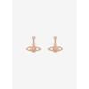 [Vivienne Westwood] Women's Mini Bath Relief Pink Gold Earrings 62020025 G120