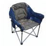 Portable Armchair With Beverage Holder Foldable Design Camp Seat Sturdy Frame Includes Carrying Bag For Beachon The Moveers