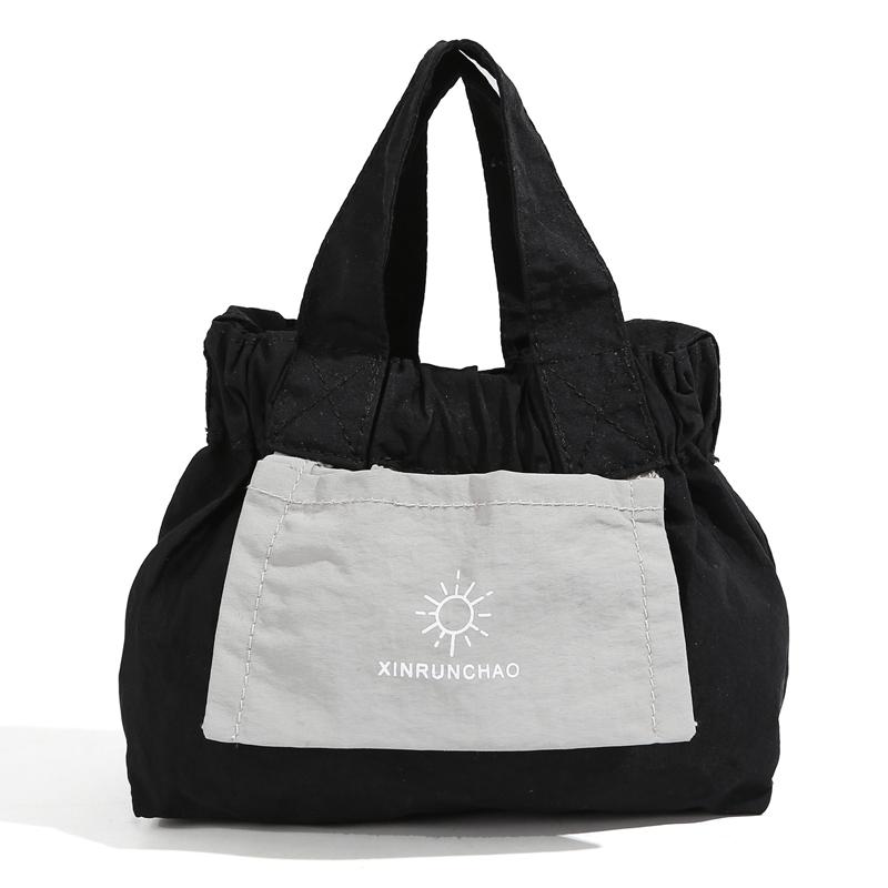 Geantă de mână Oxford Bloc de culori Geantă de umăr Crossbody Geantă Hobo pentru femei