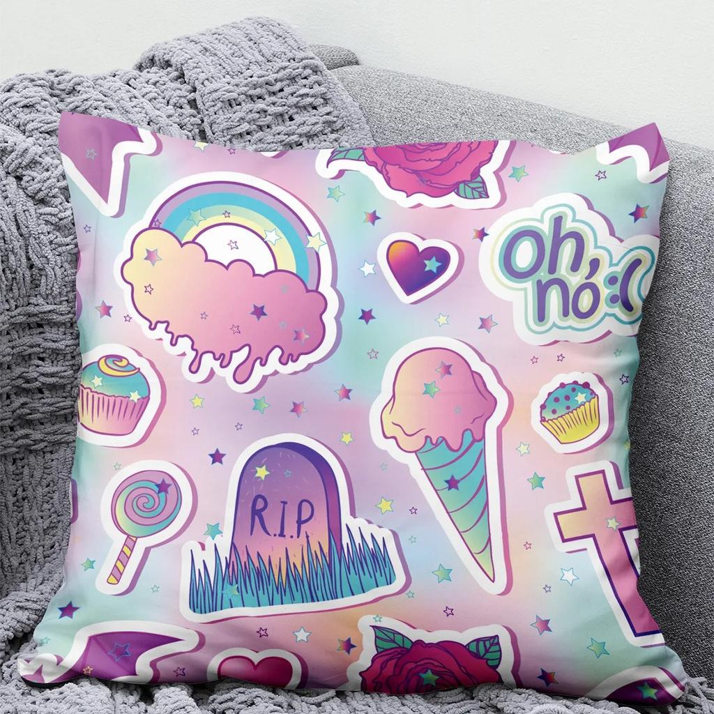 Simple Abstract Print Pillowcase Car Ornaments Office Living Room Home Pillowcase