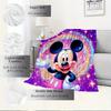 1pc Velvet Mickey Mouse Rainbow Starry Sky Bedding Throw Blanket