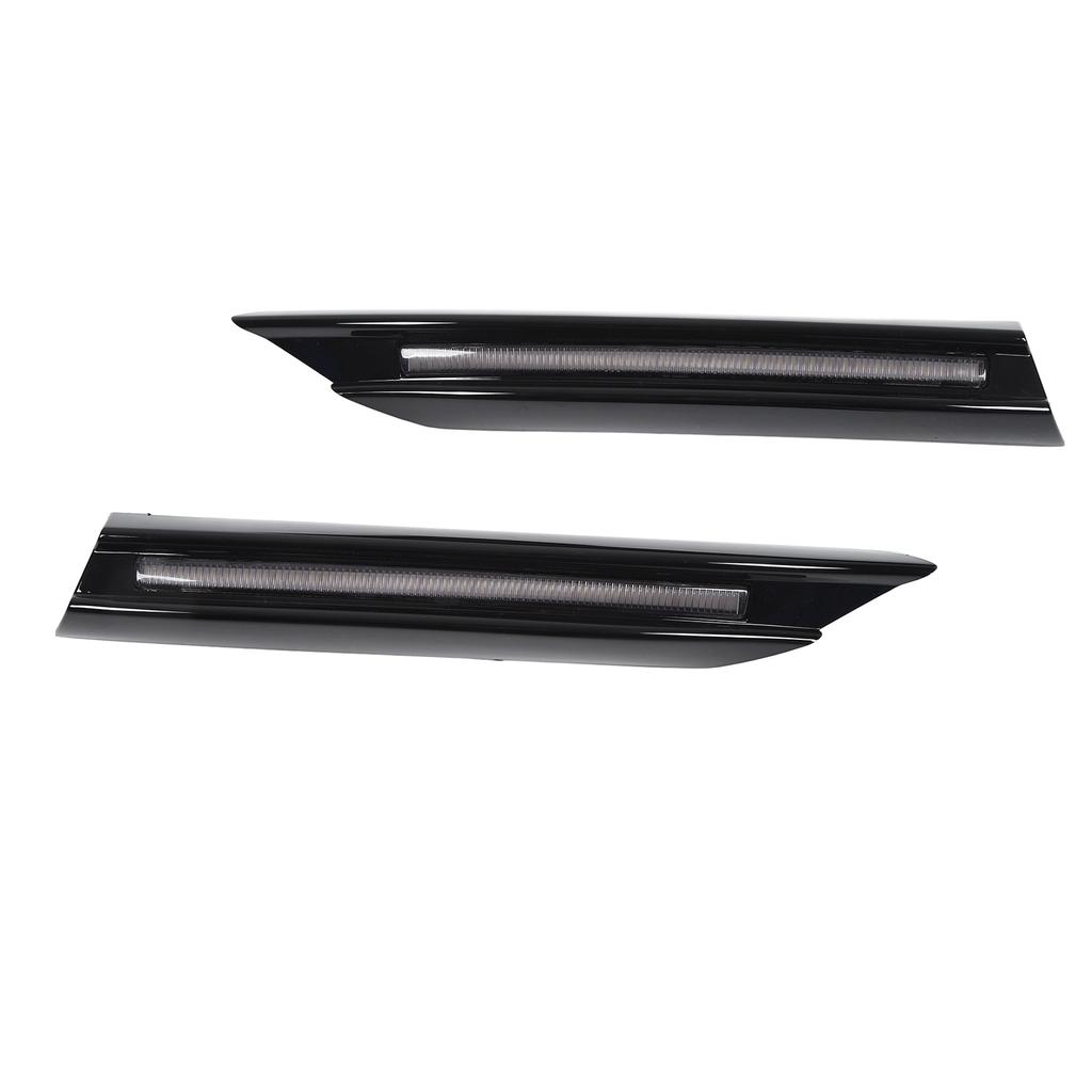 LED Running Lights Front Bumper Side Splitter Air Vent Daytime Running Light Replacement for Benz C‑Class W206