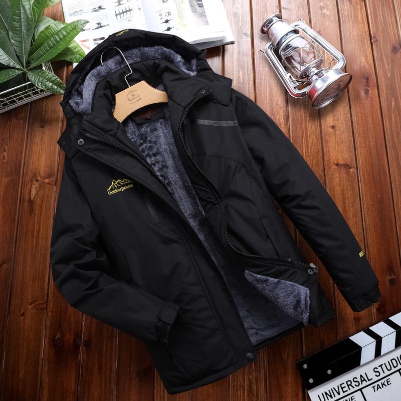 Unisex Spring & Autumn Windbreaker: Waterproof, Breathable Hooded Jacket for Hiking & Mountaineering.