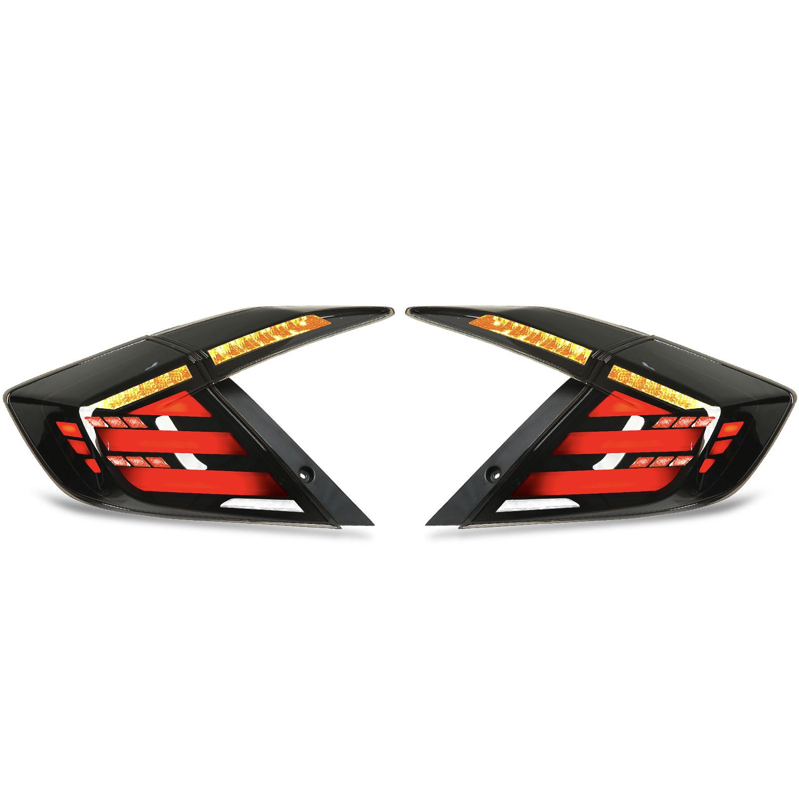 

Светодиодные задние фонари Mugen с динамическим указателем поворота для замены Civic Sedan FC 20162021