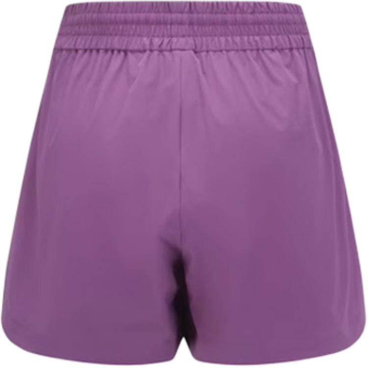 Reebok Solid Color Running Elastic Woven Sports Shorts Women Shorts Purple 24SRC608WGP2