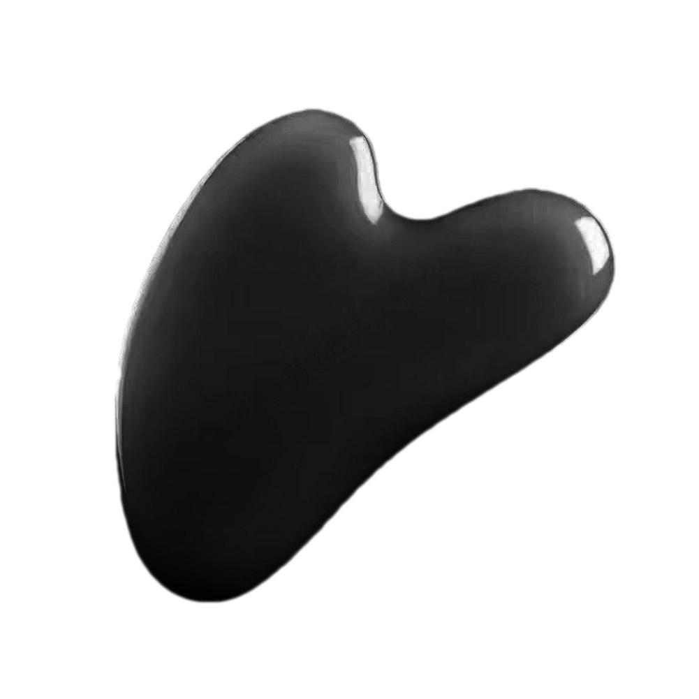 Natural Jade Scraping Board Face & Body Gua Sha Massage Brush Heart Shaped Massager Scrapers Tools For Face Neck Back Body