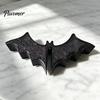 Gothic Bathroom Decor 3D Printed Bat Hook for Glass Shower Door, No Drill Snap Niche Decorative Hooks on Clip Hanger, Hanger Towel Loofah Punch