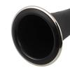 Juspins ABS Resin Bb Clarinet, 17 Keys, Beginner's Set, for Brass Band, Practice, and Performances, Cupronickel Plated