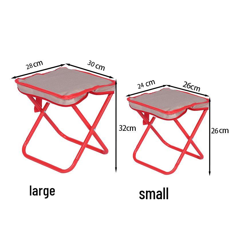Draagbare Opvouwbare Kruk & Etui Combo - Compacte Buitenstoel & Clutch Tas