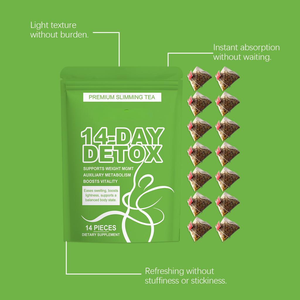 Slim Tea - Teatox Herbs 14 Days, Of Natural Herbs And Botanicals, Supports Weight Management, Supports Metabolism, 14