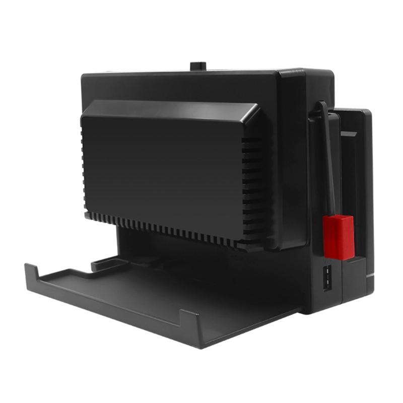 Console Cooling Fan Stand USB Docking Base with Build-in Cooling Fan Enhances Heat Dissipation for Host