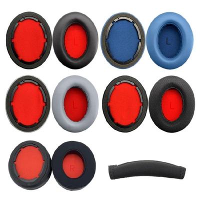 Ear Cushions Headband For SonoFlow HQ51 HC905 HQ30 Headphones Soft Protein Leather Ensures Comfort