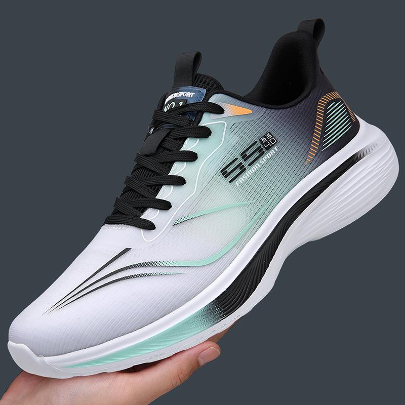 Ultra-leichte atmungsaktive Mesh-Sneaker für Frühling und Sommer, Rennlaufschuhe, lässige leichte Laufschuhe mit weicher Sohle und Stoßdämpfung