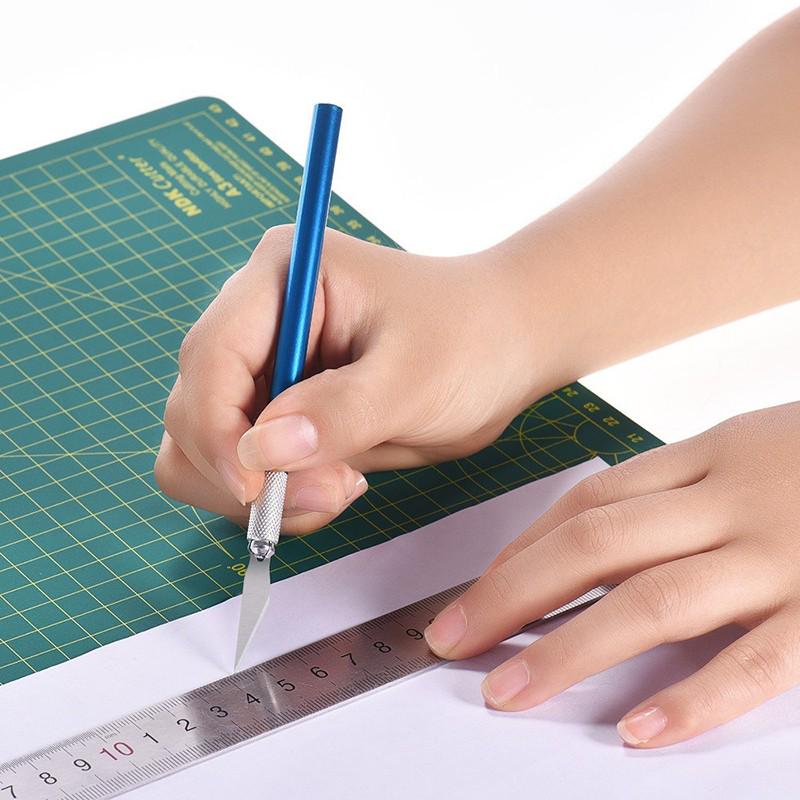 Non-Slip Metal 6 Blades Wood Carving Tools Fruit Food Craft Sculpture Engraving Utility Knife For Sta