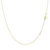 Lala Christie Necklace Chain, Screw, 18K Gold, Wire Diameter 0.12mm, Width Approximately 0.8mm, Length 45cm, Lc97-0043-yg-012-45