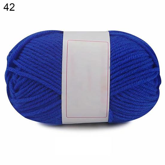 1 Roll DIY Skin-frendly Knitting Cotton Yarn Fiber Decorative Handmade Crochet Thread Clothing Accessories