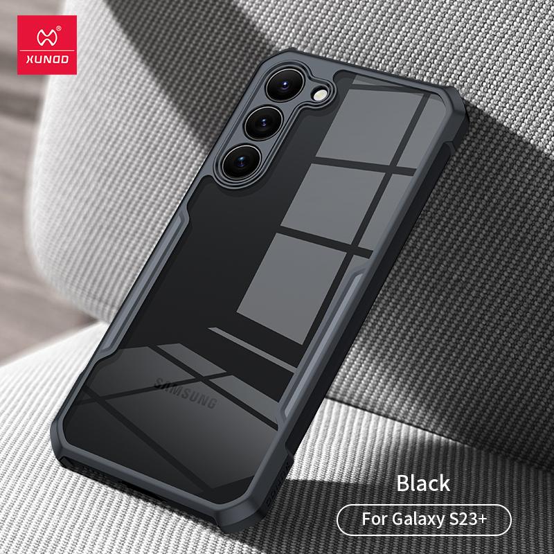 For Samsung Galaxy S25 S24 S23 Ultra Plus S25+ S24+ S23+ Case XUNDD Casing Transparent Phone Cover Shockproof Bumper Protective Cases
