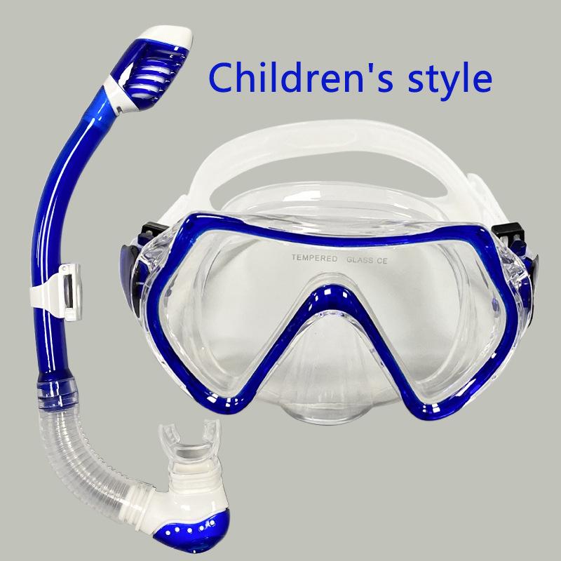 Children s Full Dry Snorkel and Diving Mask Set One Size