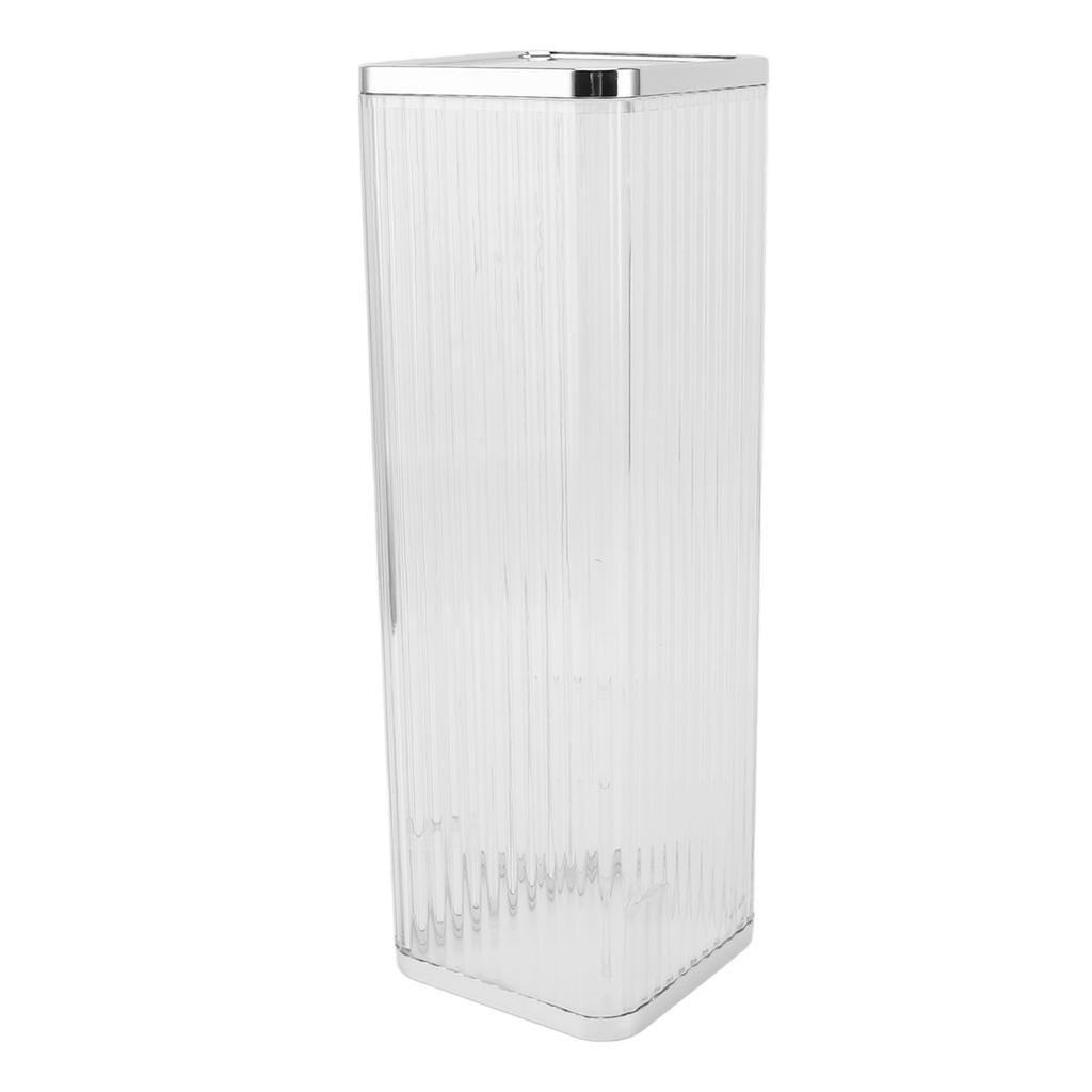Plastic Adhesive Disposable Paper Cup Dispenser Wall Mounted Automatic Retractable Cup Dispenser with Dustproof Cover