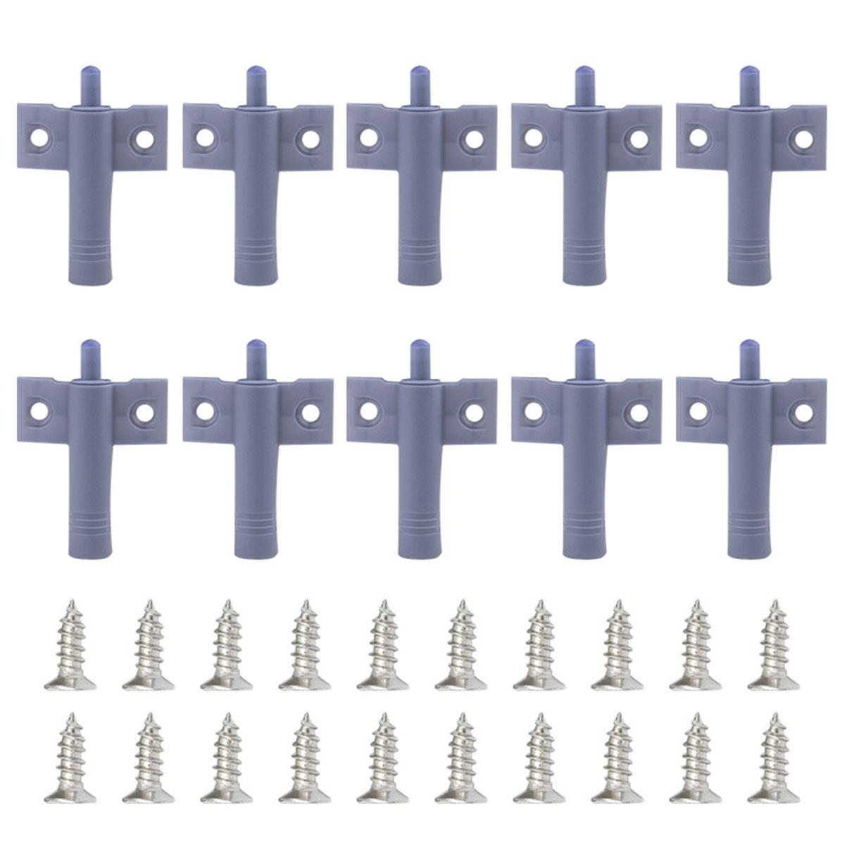 

10 шт. Мягкий и бесшумный стопор для дверцы шкафа, петля мягкого закрывания с амортизирующей накладкой, демпфер мягкого закрывания и устройство для предотвращения столкновений дверцы шкафа чёрный