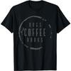 Dogs Coffee Books Reading Book Addict Easily Distracted Dogs T-Shirt
