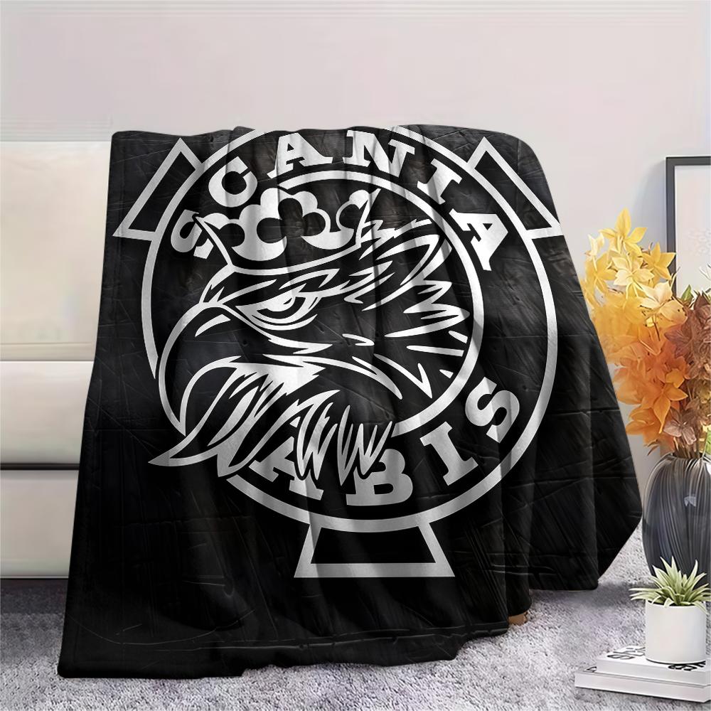 Scania Emblem,pattern Flannel Blanket, High Quality Comfortable for All Seasons, Home Decor, Warmth and Comfort, Perfect for Gifts.
