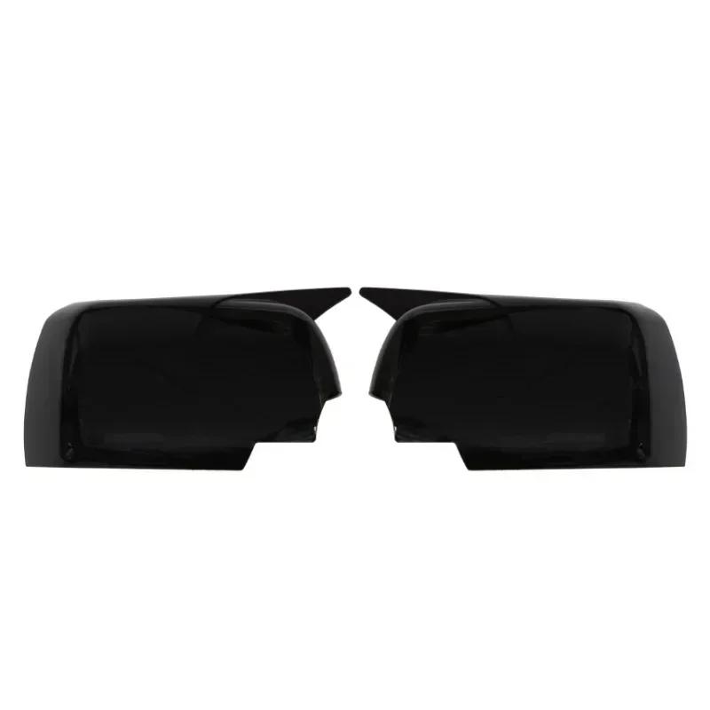 2 PEZZI Per BMW X5 E53 1999-2006 Copri Specchietto Retrovisore Laterale Auto Nero Lucido