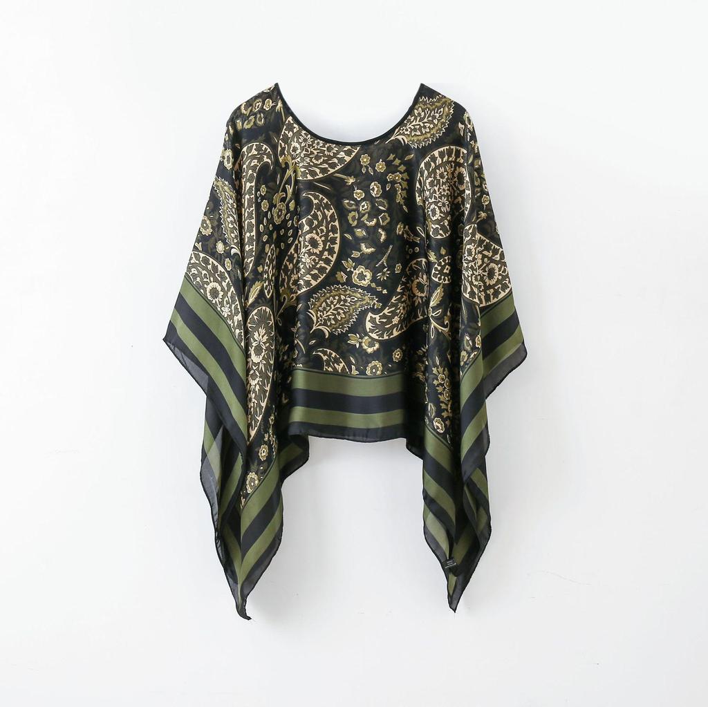 Women's Spring/Summer Silk Scarf & Sunscreen Shawl Cardigan