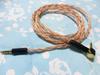 Mogami 2944 Braided Stereo Mini Cable for M1ST MV1 T60RP Mysphere OPPO FOSTES HiFiMAN DEVA 8-core 3.5mm 3-pole L-shaped MDR-1A (M2) PM-3 3